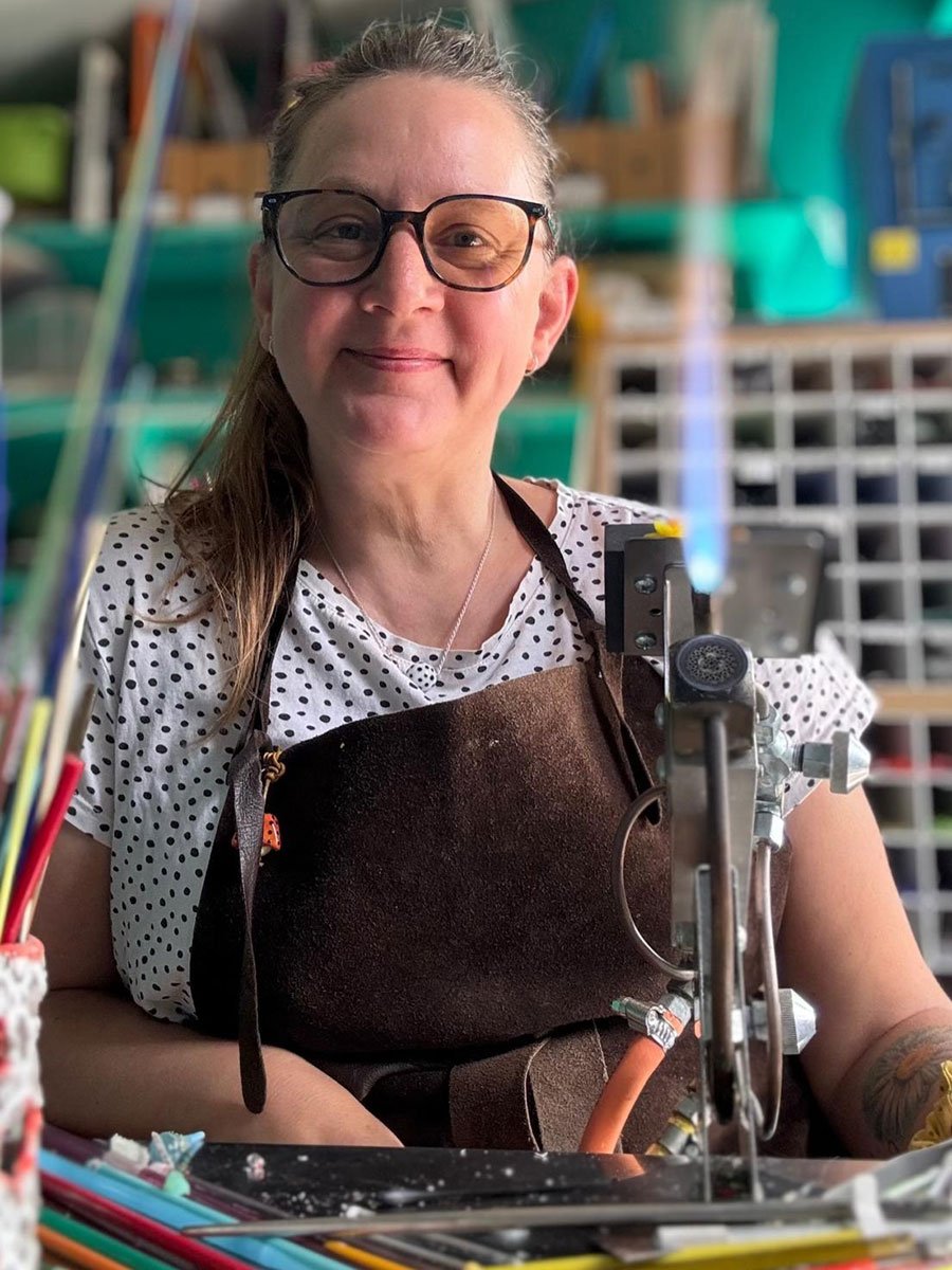 Sarah Morris - glass flameworking artist