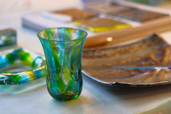 glass fusing, drop outs, fused glass dishes