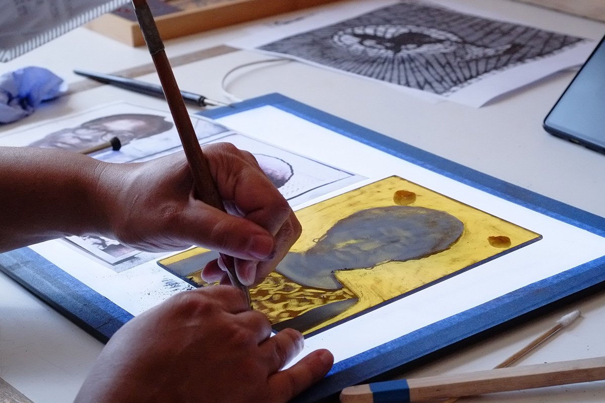 glass painting weekend