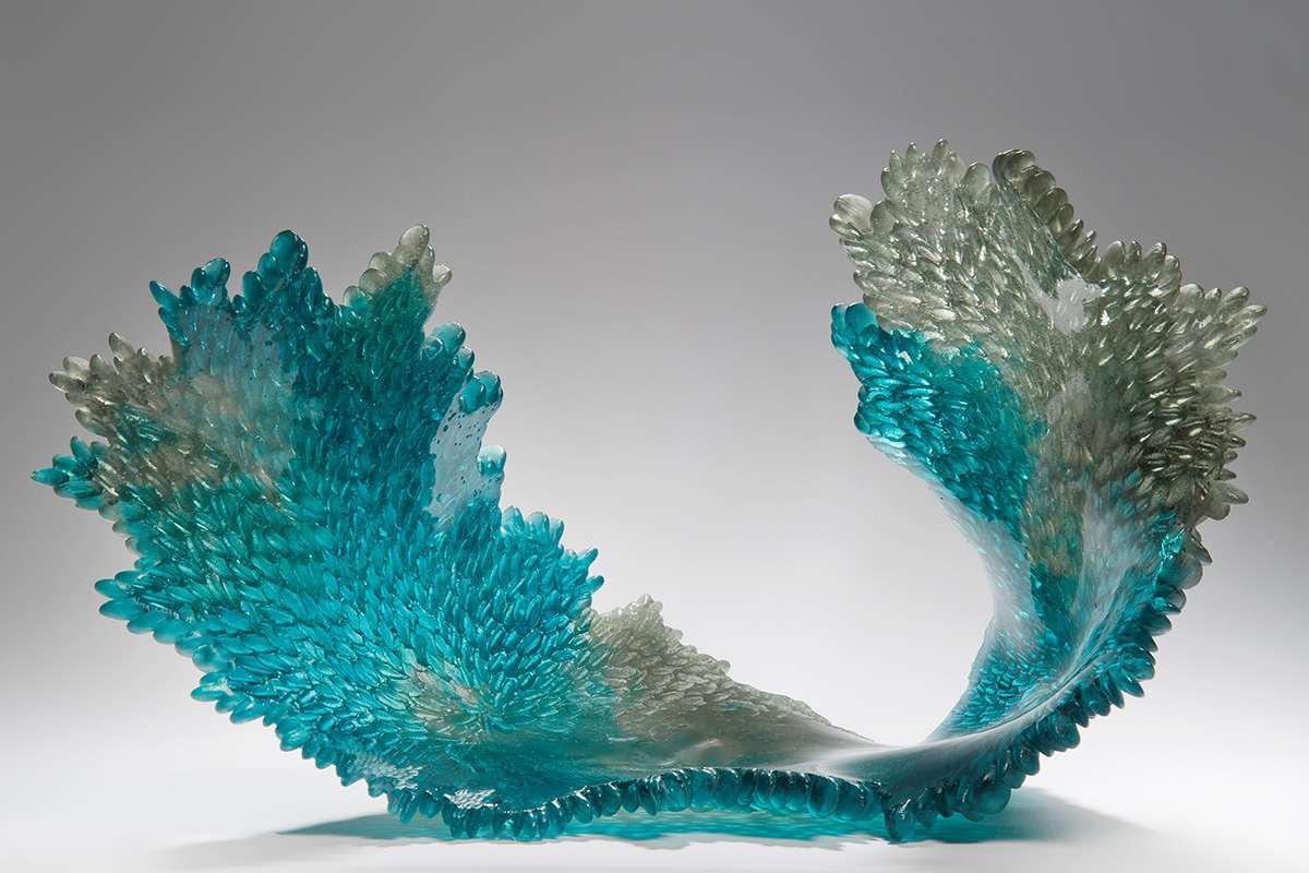 Nina Casson McGarva kiln worked and fused glass sculpture
