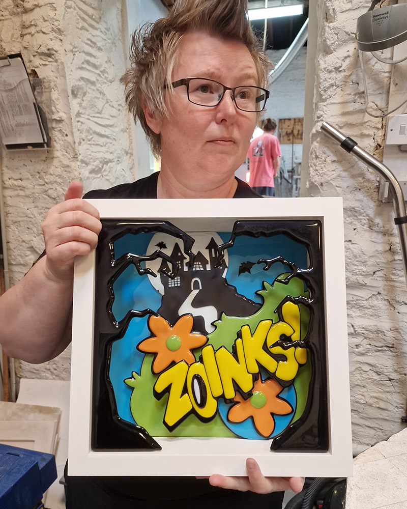 Opal Seabrook, Glass Artist, Pop Art