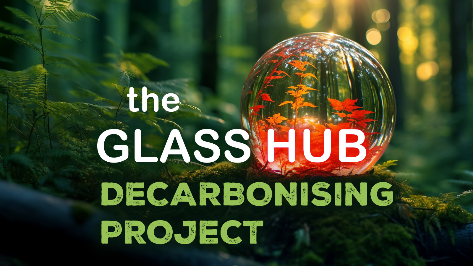 the glass hub decarbonising project